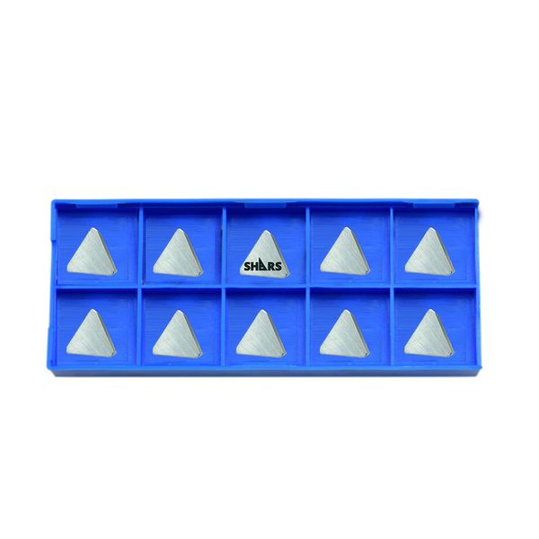 Shars TPG222 PDTR C6 Carbide Wiper Insert 10 PCS Set 404-6955W(10) !{
