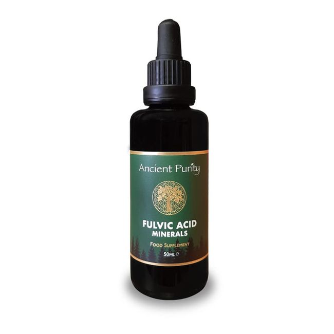 Ancient Purity FULVIC Acid Minerals 50ml (4 Months Supply) MLG-50 Trace Minerals/Amino Acids/Detox