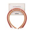 Scunci Elevated Basics Headband, Suede/Rust/Ivo