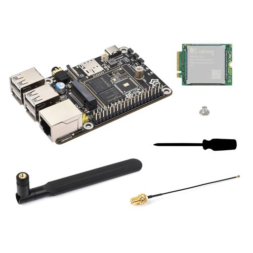 Waveshare Luckfox Pico Pi Linux Micro Dev Board,Core1106, 8GB eMMC, Intelligent Encoding Support, Built-in ISP3.2, Up to 5MP Image Processing, with 4G Module, RV1106G2