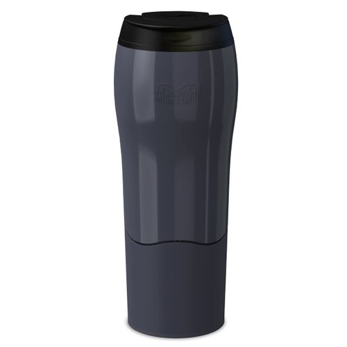 Mighty Mug Plastic 17920227 Go - The Travel Mug That Won't Fall Over (0.47 Litre), Grey