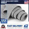 Light Grey Suede Headliner Fabric with Foam Backing For GMC Sierra Replacement