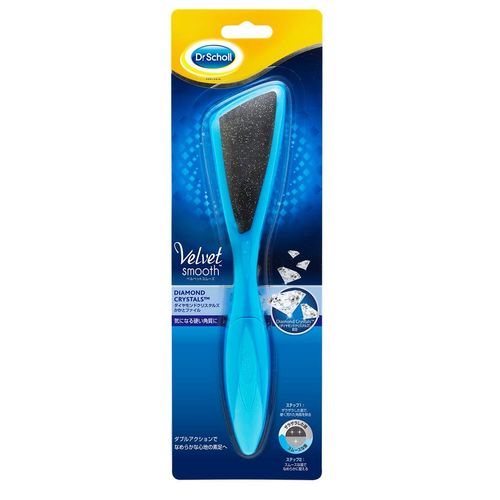 Heel Exfoliating File Velvet Smooth Diamond Crystals Heel File