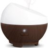 Sharper Image Ultrasonic Portable Aromatherapy Diffuser,USB, Dark Brown