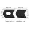 Bike Crank Protector, Crank Protector for Bicycle Crank Protector 1 Peer (Black)