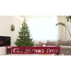 7ft Artificial Sparse Christmas Tree with Steel Stand