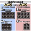[GPU Power Conversion Cable] PCI-E Power Conversion Cable CPU 8 Pin to PCI-E 8 (6+2) Pin x 2 Conversion Cable (15cm)