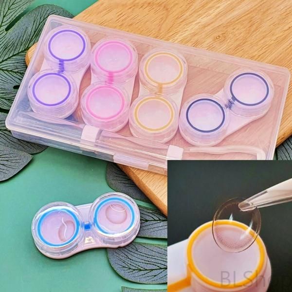 Circle Lens Case Portable Lens Case