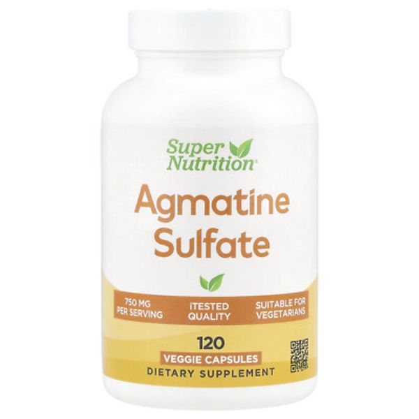 Agmatine Sulfate, 750 mg, 120 Veggie Capsules