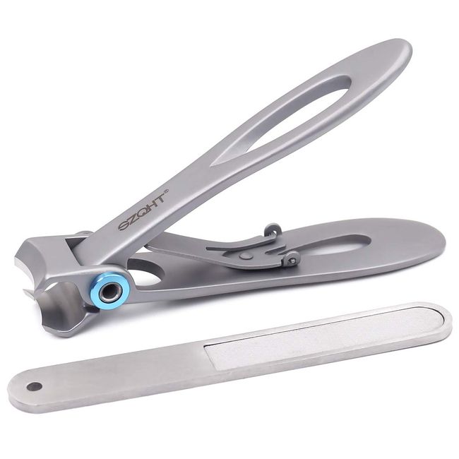Nail Clippers For Men Thick Nails - Stainless Steel Wide Jaw