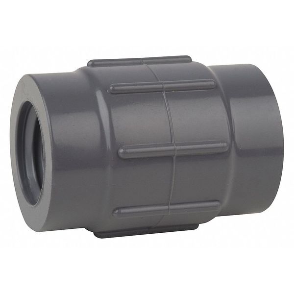 1/2" x 3/8" FNPT PVC Reducing Coupling Sched 80