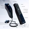 2 Sets Remote Controller for Wii, TechKen Replacement Remote Built-in Motion Plus Controller and Nunchuck (Black)