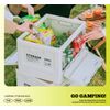 Outdoor Camping Collapsible Folding Storage Bins Box w/ Lid Stackable Organizer