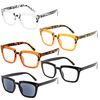 Eyekeeper 5-Pack Design Reading Glasses for Women Include Reading Sunglasses +1.25