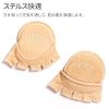 RICISUNG Foot Protection Pad, Foot Protection Supporter, 5 Toe Socks, Toe Socks, Bottom Blisters, Sweat Absorption, Shock Absorption, Unisex