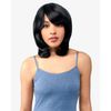 abelle (99J) INEZ Synthetic Medium Straight Bumped Bang Wig
