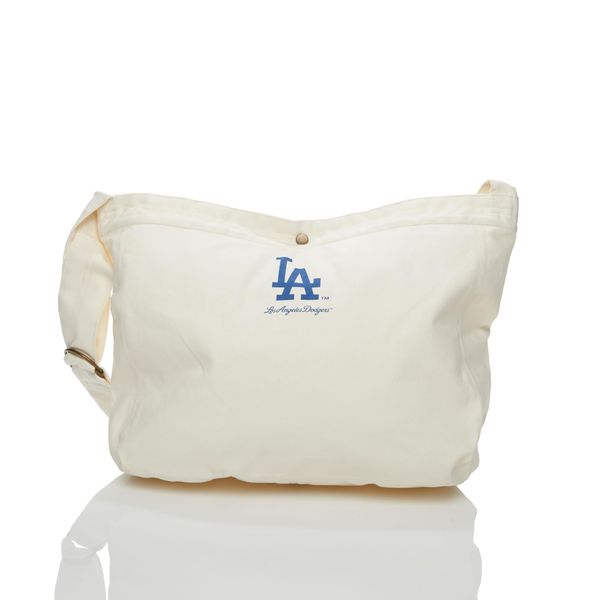 MLB Canvas Shoulder Bag, Dodgers