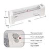 1500W White Baseboard Electric Home Space Utility Heater Dent Proof End Panel