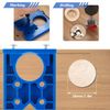 Mesee Forstner Bit Drill Set - 35mm with Hinge Hole Jig Template & Drill Guide for Woodworking Cabinet Hinge Boring