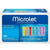 Microlet Colored Lancets 100 Each ( 3 pack)