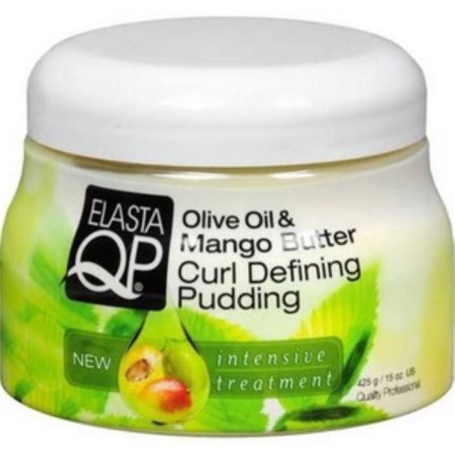 Elasta Qp Olive Oil & Mango Butter Curl Defining Pudding 15oz by ElastaQP