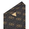 GUESS Card Holder Brown Logo