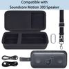 Co2CREA Dedicated Storage Case Compatible with Anker Soundcore Motion 300 Speakers, Black (Case Only)