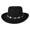 Jaxon & James Crossfire Wool Felt Gambler Hat - Black M