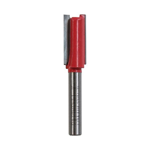 Faithfull FAIRB25 Router Bit TC Two Flute 1/4in 11mm, Red/Silver