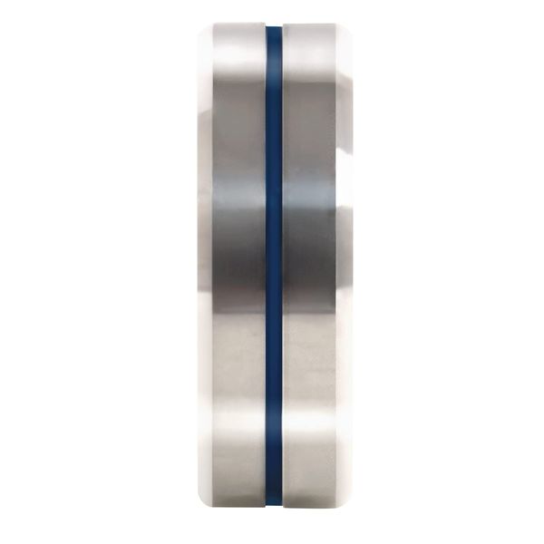 Rothco Tungsten Carbide Thin Blue Line Ring (Silver, 9)