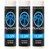 PALMTROPIX SPF 15 Sunscreen Lip Balm, Coconut (3 pack)