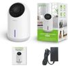 Mini Compact Dehumidifier 1500ml 322 sq ft with UL Certified Power Adapter