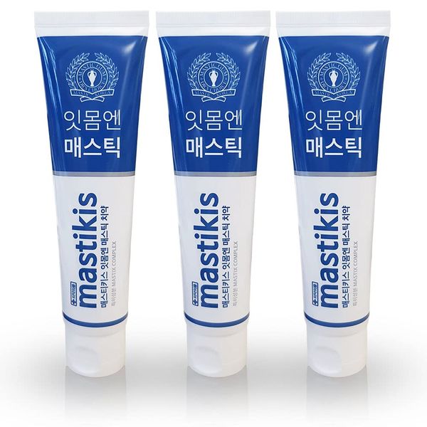 Mastikis Toothpaste 120g(4.23 oz.) 3ea Mastic Oil Xylitol Helicobacter Zero