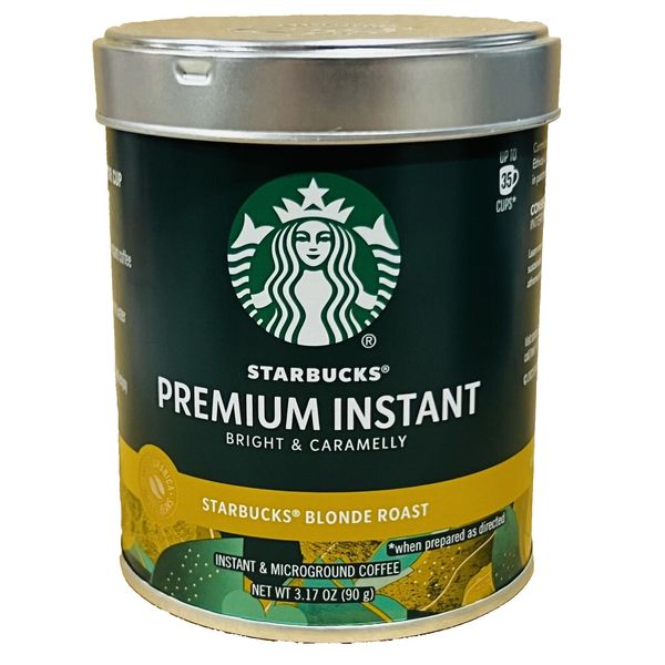 Starbucks Blonde Roast Premium Instant & Microground Coffee 3.17 oz