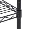 3 Tier Metal Organizer Adjustable Wire Rack Storage Shelving Unit w/ 4 Wheels