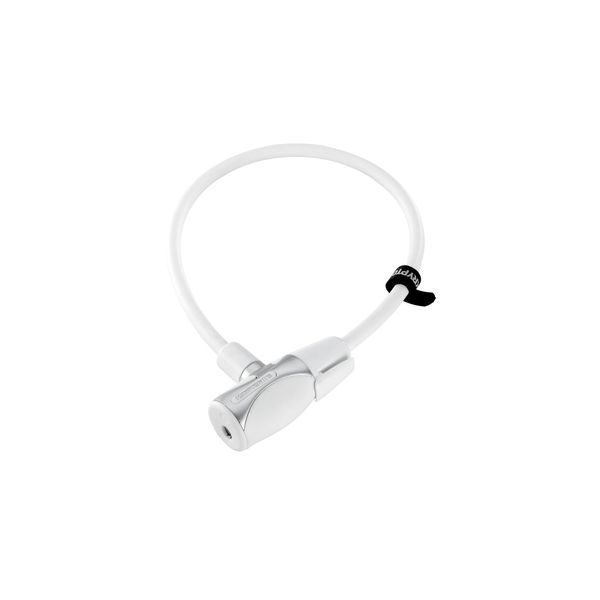 Kryptonite Kryptoflex 1265 Key Cable Bicycle Lock (12mm x 65cm, White)