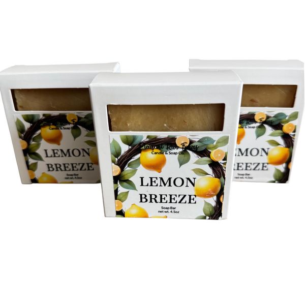 Lemongrass Scented Essential Oil Soap bar| 2 bar set