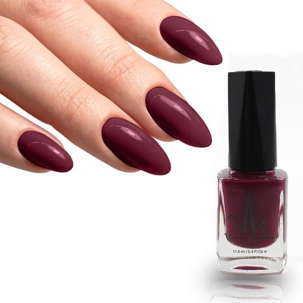 Vivien Kondor London Water Permeable Nail polish Vegan Nail Polish (195 Barn Red)