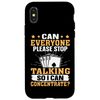Poker: Can Everyone Please Stop Talking? Case for iPhone X/XS