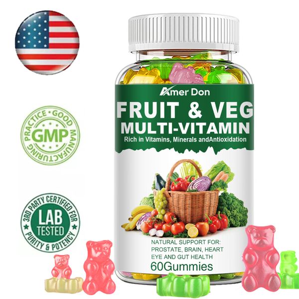 Fruits & Veggies 60 Fruit&Veggie Supplement Gummies Vitamins & Minerals
