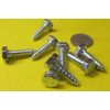 Zinc Hex Head Lag Screw 7/16 Hex Size 1/4 Thread x 1.00" Length, 100 pcs