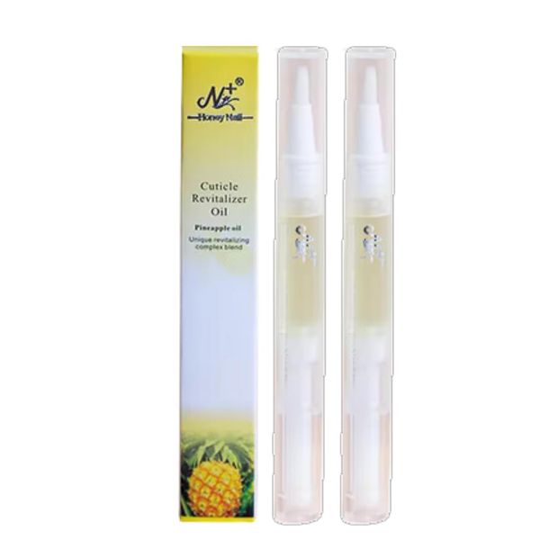 2-Pack Pineapple Nail Nutrition Oil Pen - Cuticle Revitalizer & Nail Treatment