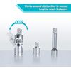 DURATECH 22-Piece Drive Tool Accessory Set, Including 1/4 3/8 1/2 Extension Bars