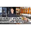 EVEREST Violin Shoulder Pads Collapsible EF-4 Black