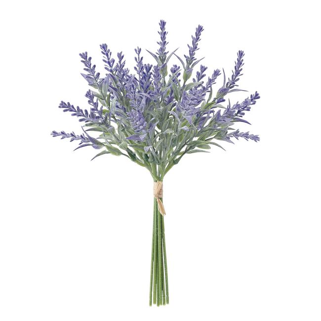 Tokyodo FM008440-zzz Artificial Flowers MAGIQ Karen Lavender Bundle Lavender Flower Length L4 x L24 x Width 14 cm 1 Bundle 6 Pieces