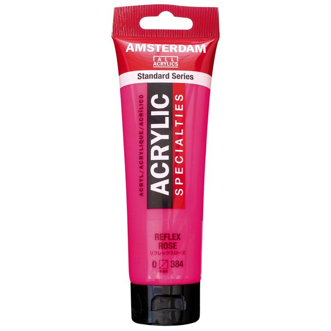 Talence 498329 Amsterdam Acrylic Color Reflex Rose T1709-384 Acrylic Paint, 4.2 fl oz (120 ml)