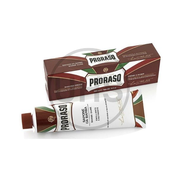 Proraso Shaving Cream Tube Red | 150 ml | Sandalwood & Shea Butter | AUS SELLER