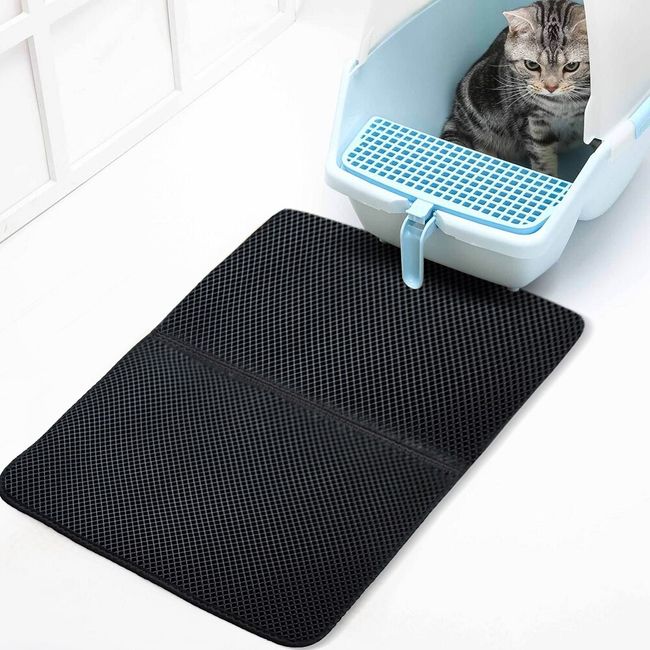 Waterproof Cat Litter Mat Double Layer Pet Litter Box Mat Non-slip Sand Cat  Pad Washable Bed Mats Clean Pad Cats Products