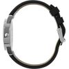 Timex Easy Reader Herren-Armbanduhr, Leder, 35 mm, Schwarz