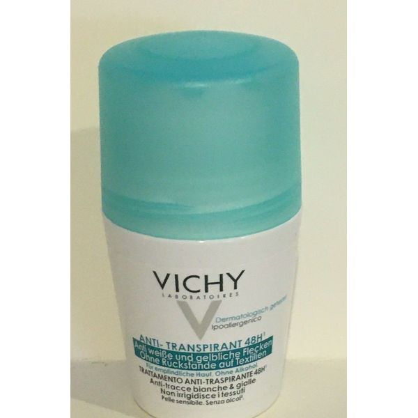 VICHY DEODORANT Roll on ANTI-PERSPIRANT 48h Protection 50ml New